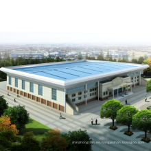 Estructura de acero prefabricada Marco de espacio Sport Sport Court Basketball Stadium Roof Structure